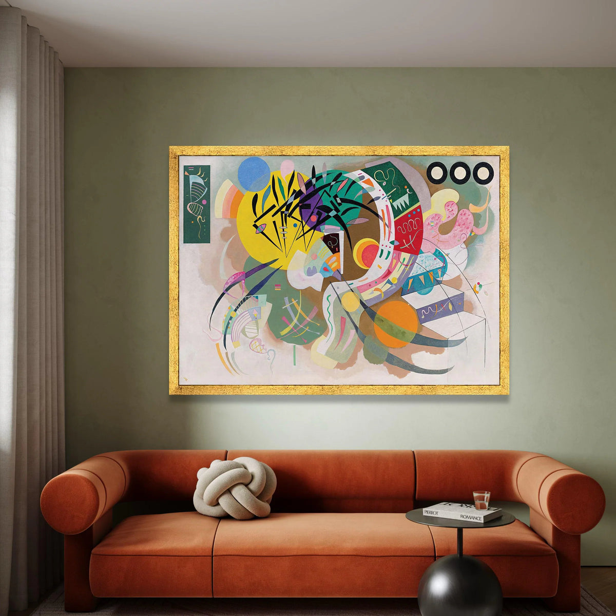 Abstract Geometric Shapes Canvas, Colorful Modern Wall Art, Contemporary Home Decoration, Vibrant Artistic Design, Unique Canvas Print Art