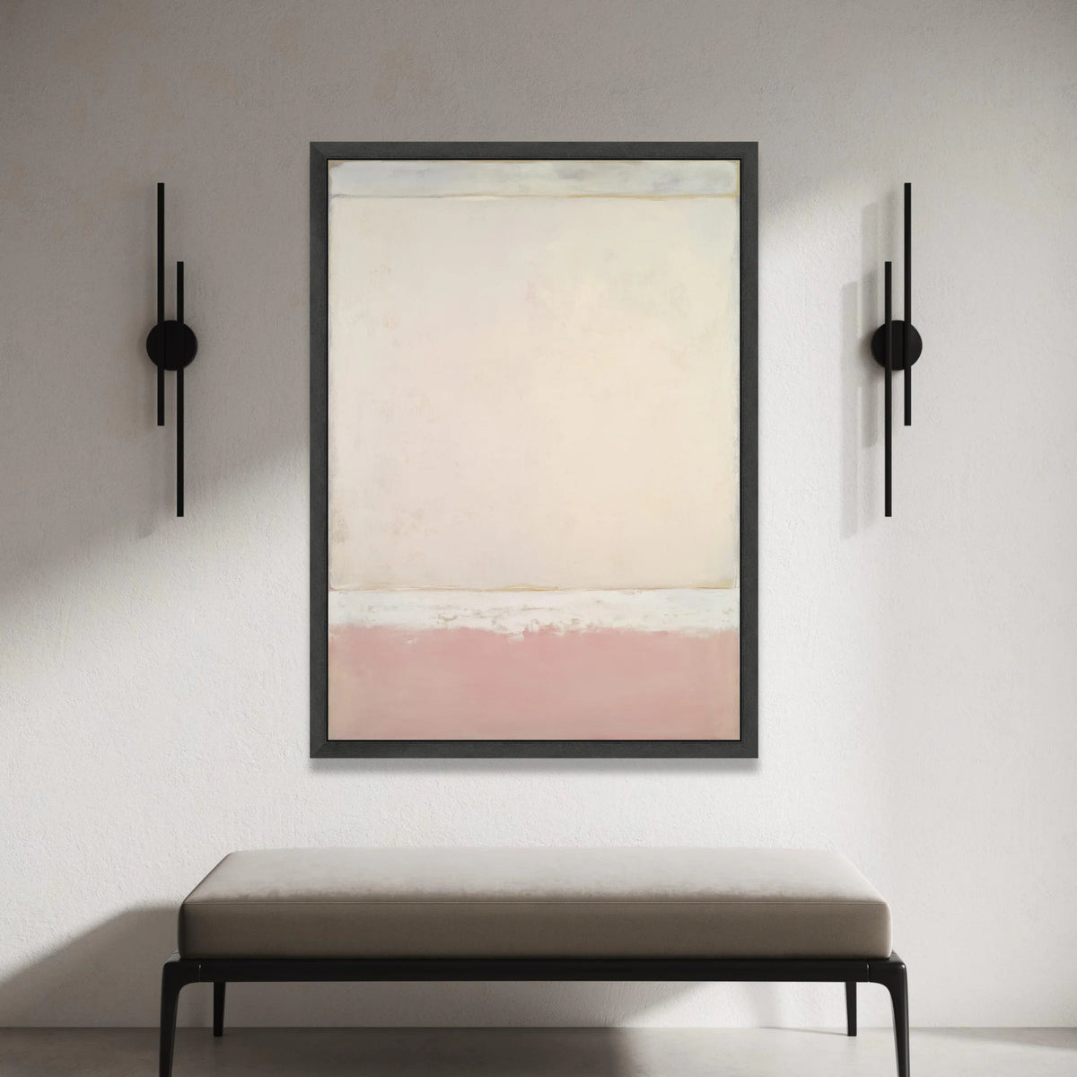 Mark Rothko Abstract Canvas Wall Art, Soft Pastel Color Blocks, Modern Minimalist Home Decor, Contemporary Art Print, Canvas Print Art