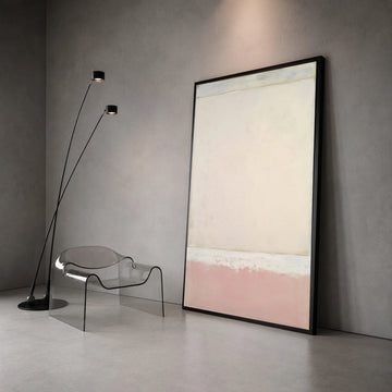 Mark Rothko Abstract Canvas Wall Art, Soft Pastel Color Blocks, Modern Minimalist Home Decor, Contemporary Art Print, Canvas Print Art