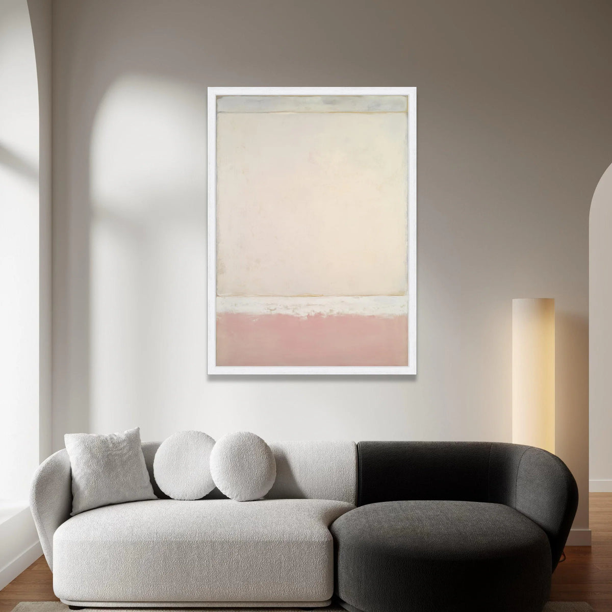 Mark Rothko Abstract Canvas Wall Art, Soft Pastel Color Blocks, Modern Minimalist Home Decor, Contemporary Art Print, Canvas Print Art