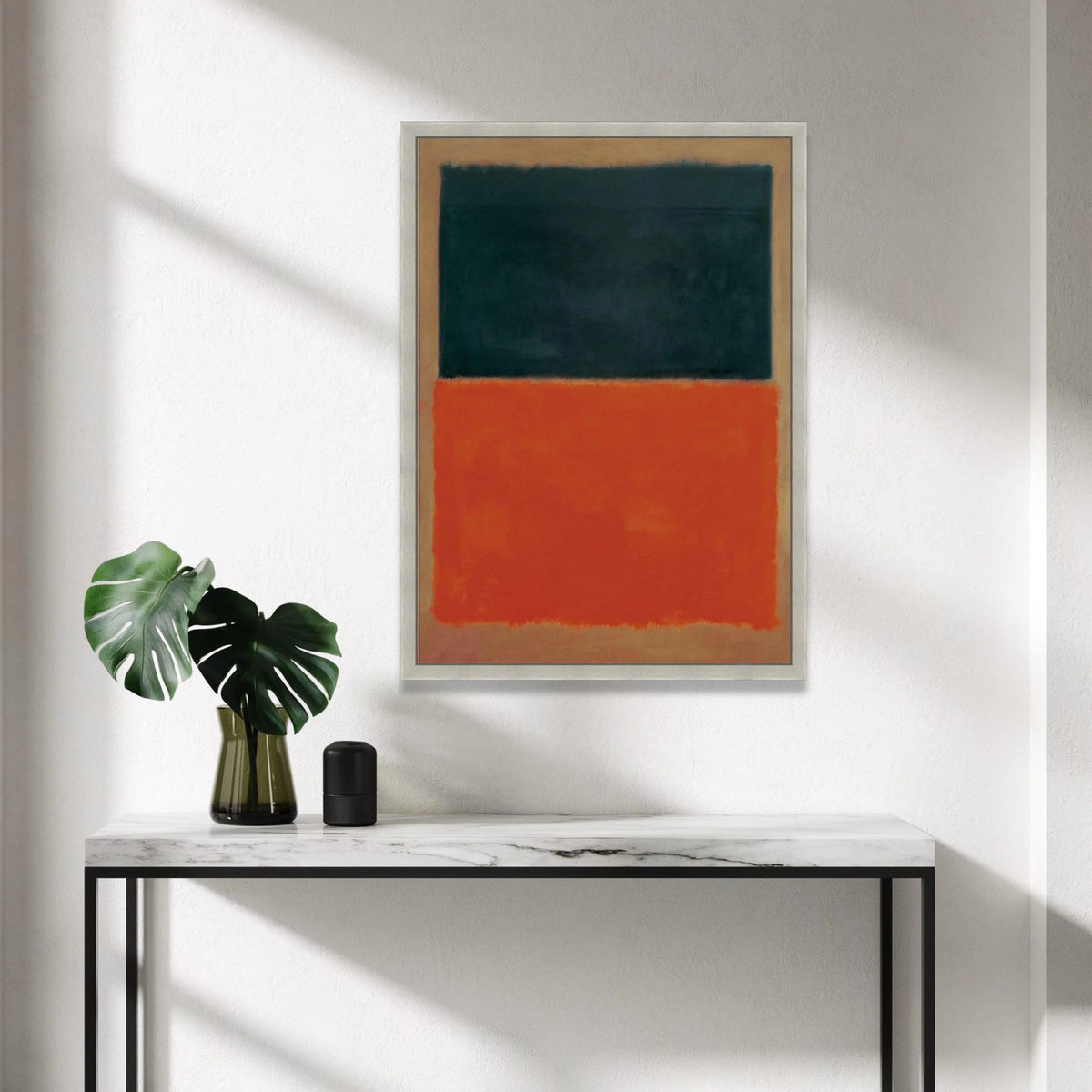 Mark Rothko Style Abstract Canvas Wall Art, Bold Color Field Painting, Modern Minimalist Home Decoration Canvas Print Art