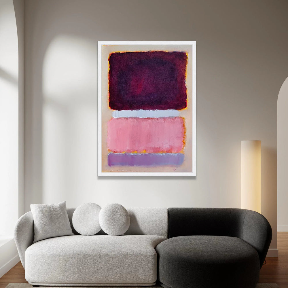 Mark Rothko Style Abstract Blocks Canvas, Modern Color Field Wall Art, Contemporary Home Decoration, Minimalist Canvas Canvas Print Art