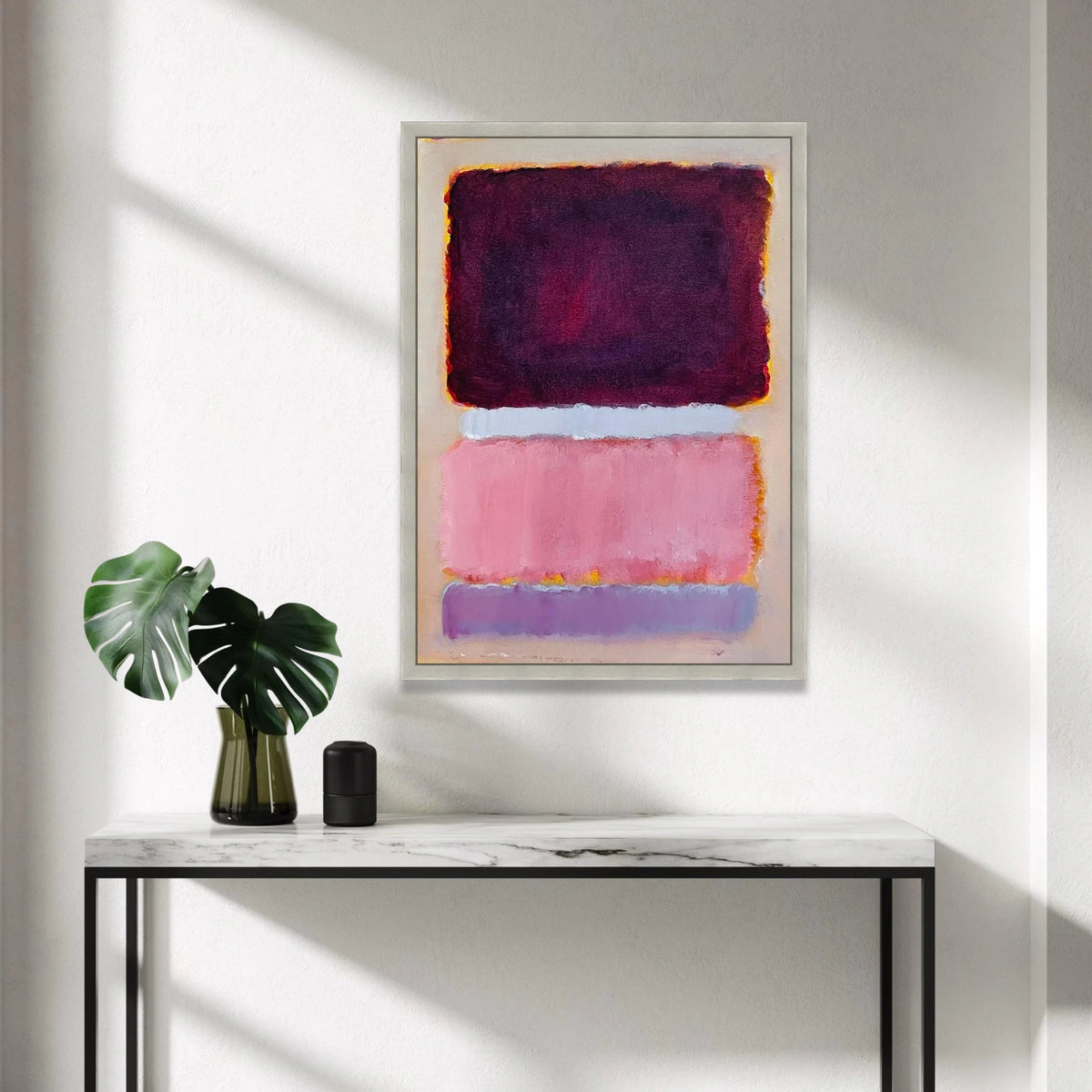 Mark Rothko Style Abstract Blocks Canvas, Modern Color Field Wall Art, Contemporary Home Decoration, Minimalist Canvas Canvas Print Art