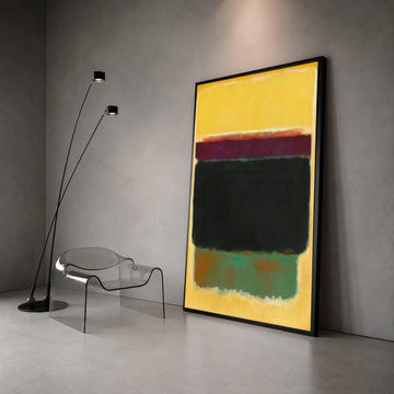 Mark Rothko Style Abstract Canvas Wall Art, Color Block Painting, Modern Minimalist Home Decor, Contemporary Canvas Print, Canvas Print Art