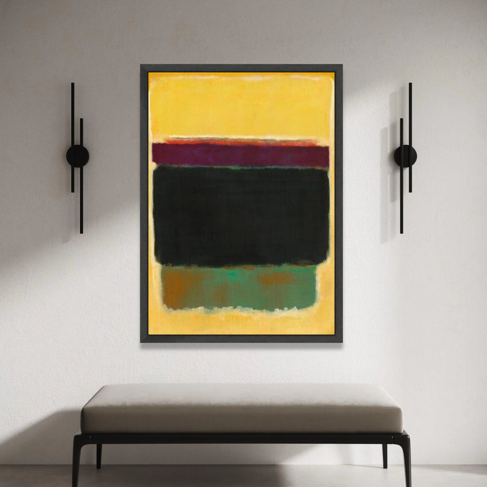 Mark Rothko Style Abstract Canvas Wall Art, Color Block Painting, Modern Minimalist Home Decor, Contemporary Canvas Print, Canvas Print Art