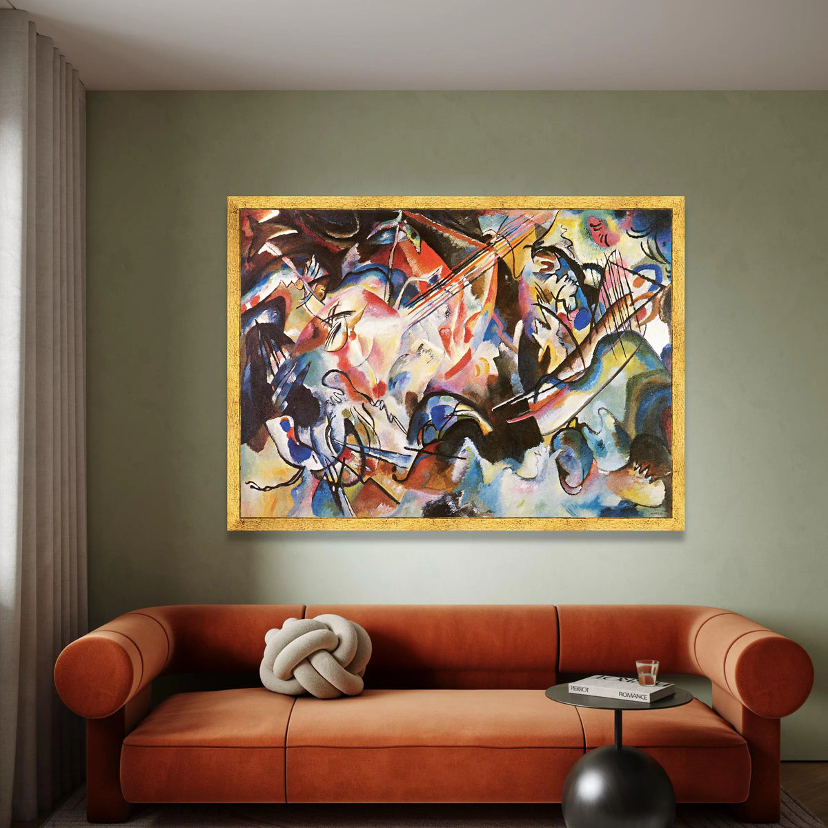 Vibrant Abstract Expression, Colorful Modern Art Canvas, Energetic Wall Decor, Contemporary Abstract Canvas, Bold Artistic Canvas Print Art