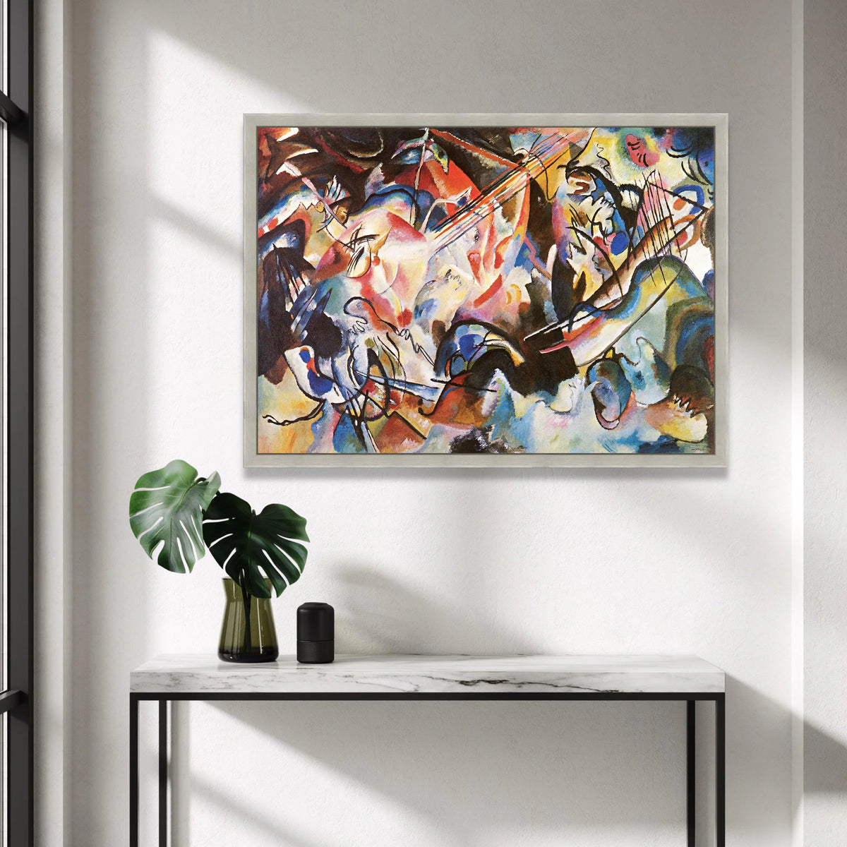Vibrant Abstract Expression, Colorful Modern Art Canvas, Energetic Wall Decor, Contemporary Abstract Canvas, Bold Artistic Canvas Print Art