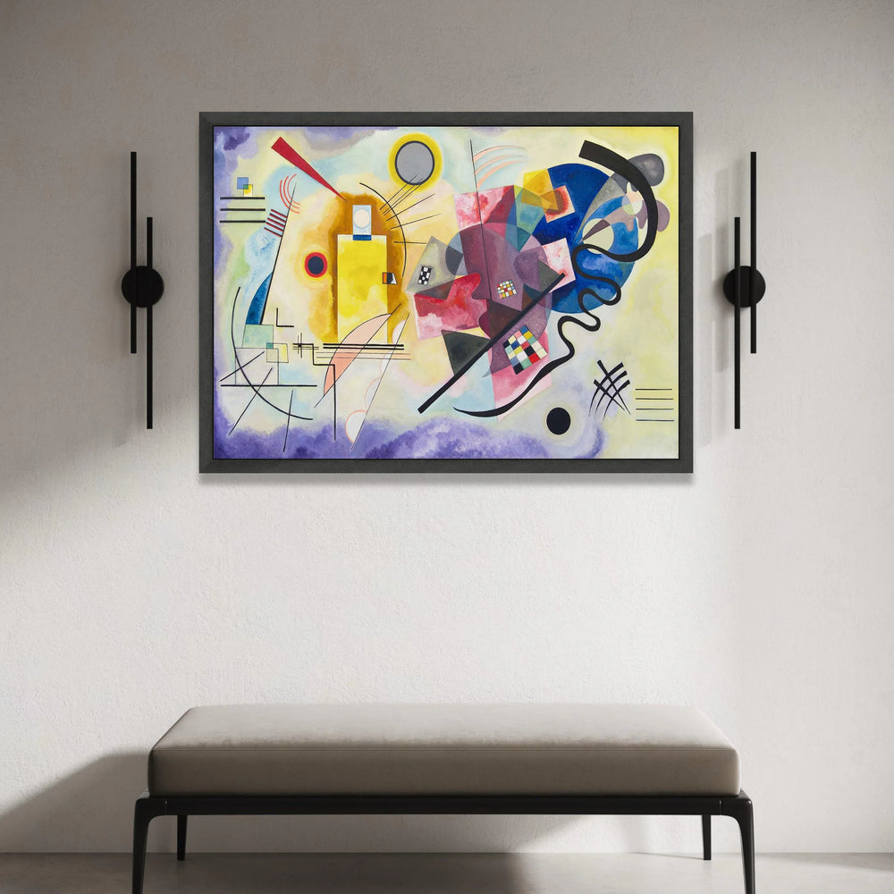 Abstract Geometric Canvas Wall Art, Modern Shapes and Lines, Colorful Contemporary Design, Home Decor Canvas, Artistic Wall Canvas Print Art