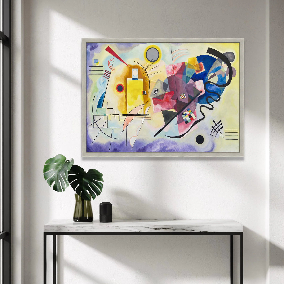 Abstract Geometric Canvas Wall Art, Modern Shapes and Lines, Colorful Contemporary Design, Home Decor Canvas, Artistic Wall Canvas Print Art