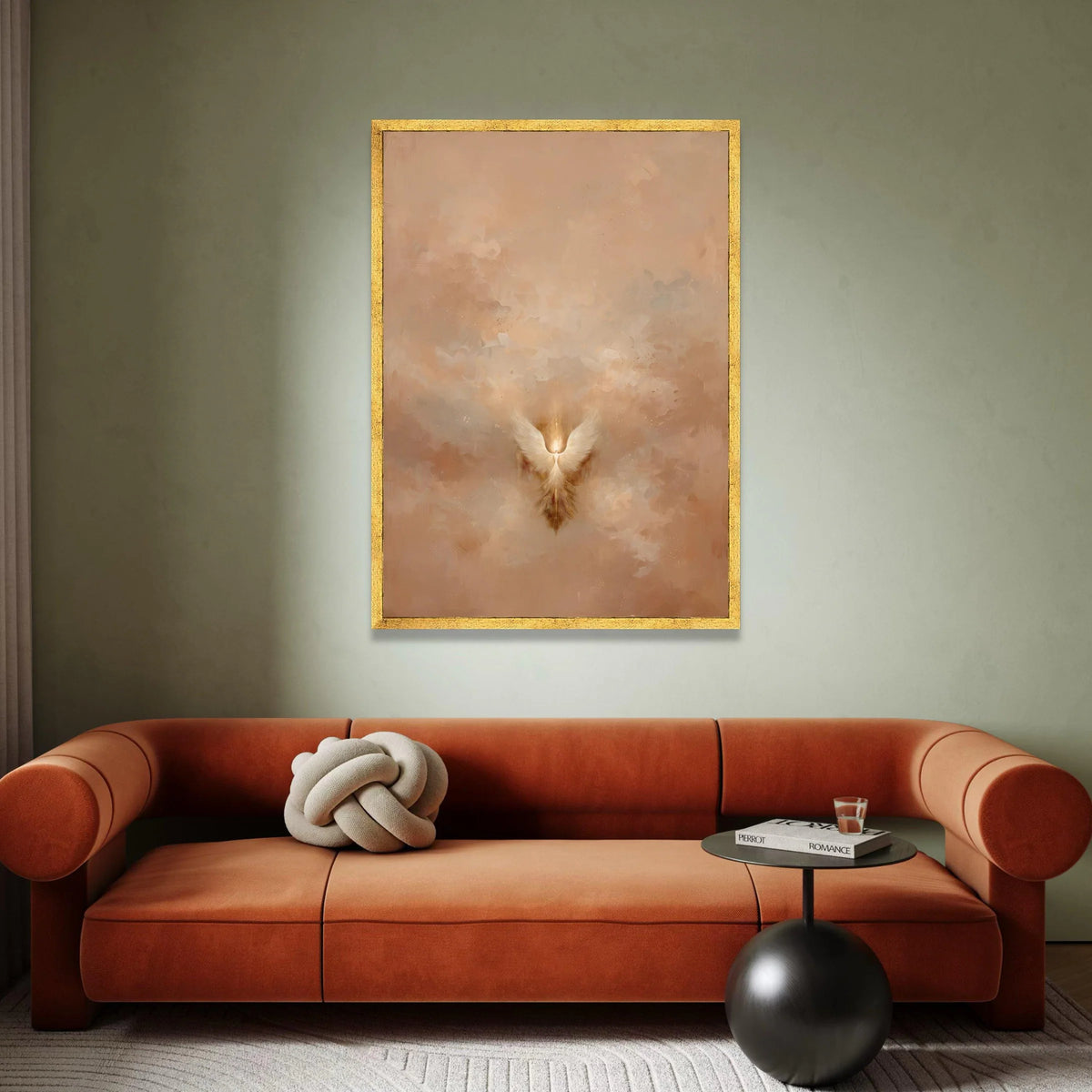 Ethereal Angel Wings Canvas, Abstract Spiritual Wall Art, Light and Airy Home Decoration, Inspirational Canvas Print, Canvas Print Art