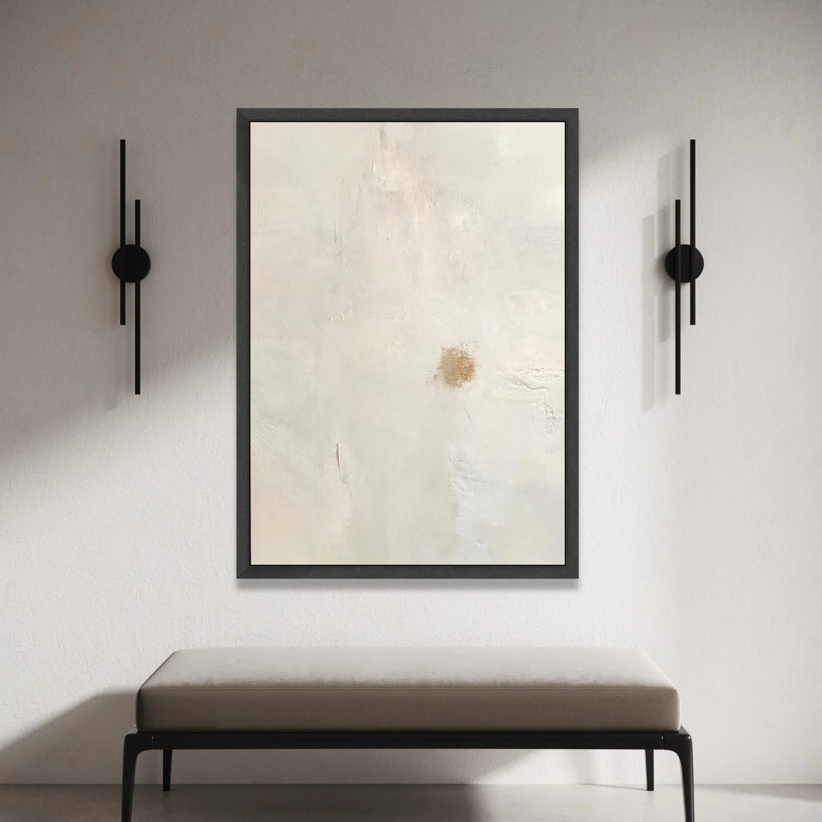 Minimalist Neutral Canvas Wall Art, Abstract Beige Background, Modern Home Decor, Subtle Earth Tone Canvas, Elegant Wall Canvas Print Art