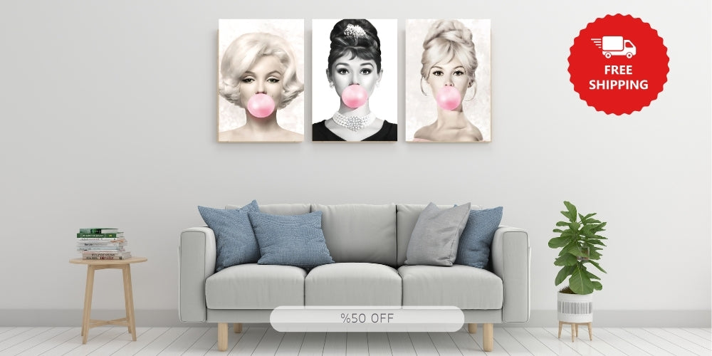 ycanvas wall art print marilyn monroe art 